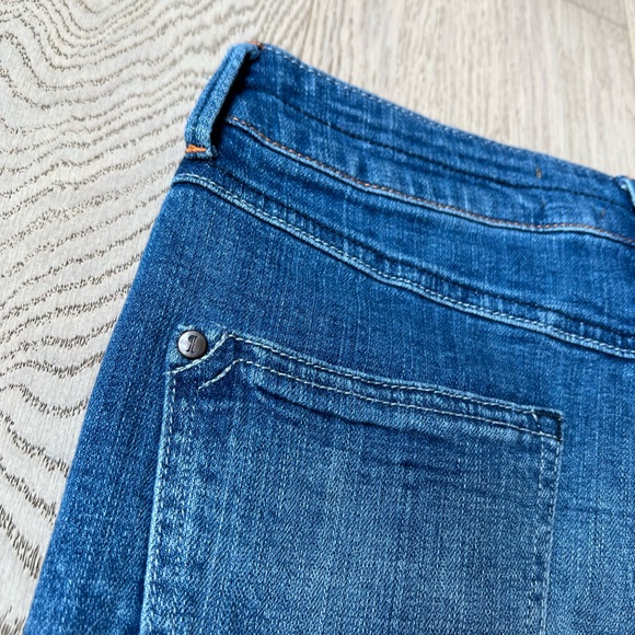 Anthropologie Distressed Mini Denim Skirt Size 28 - Picture 5 of 7